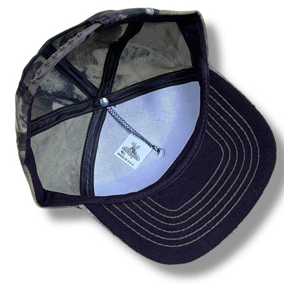 Vintage Buckmasters RealTree Camo Snapback Trucker Hat Deer Buck Hunting USA - Picture 6 of 13